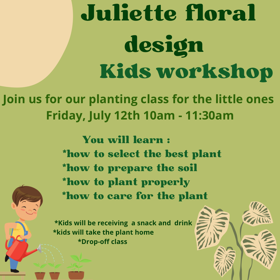 Kids workshop sunday oct 26