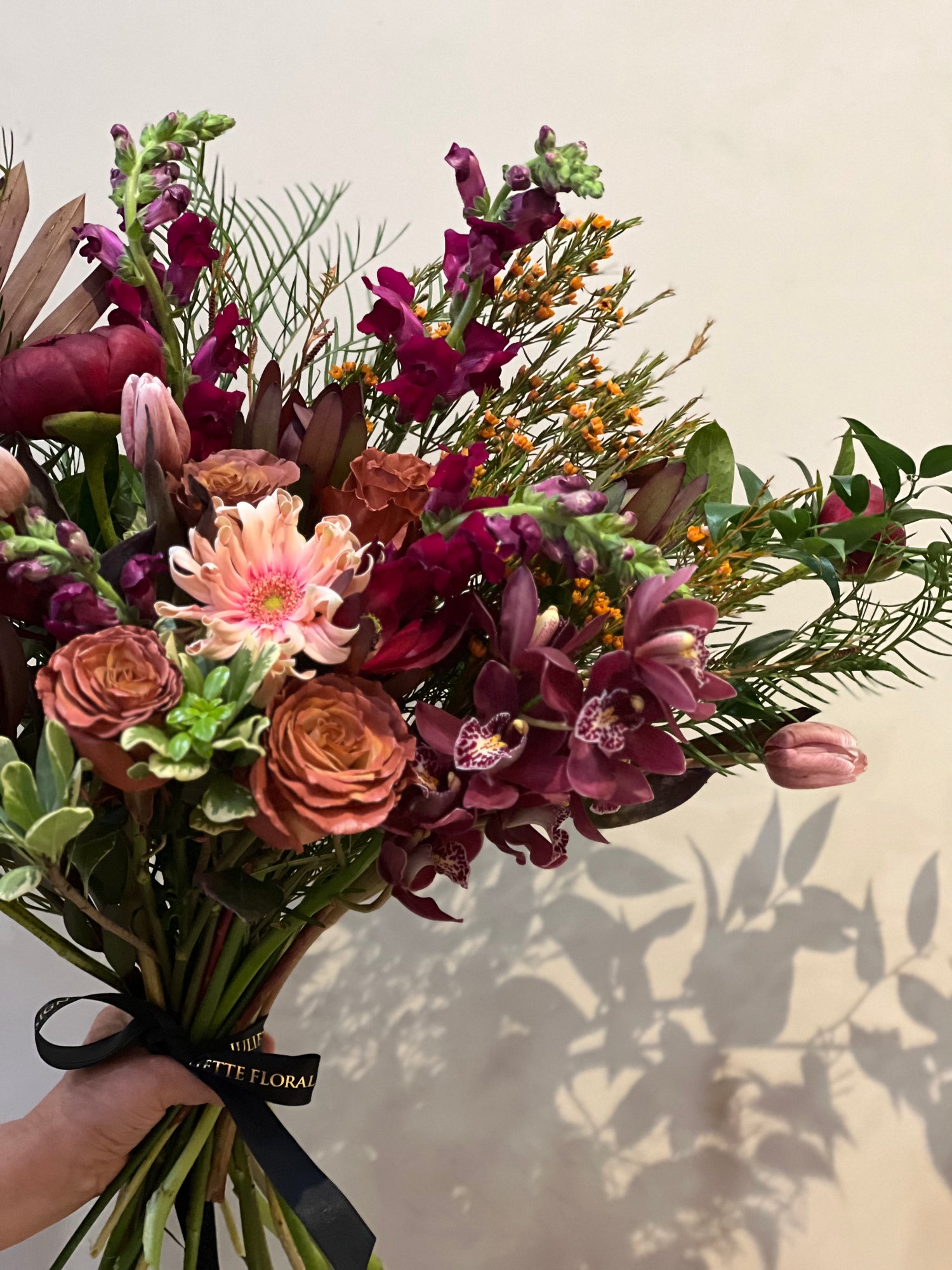 Brown Paper Flowers Delivered Wellington Florist – Juliette Florist